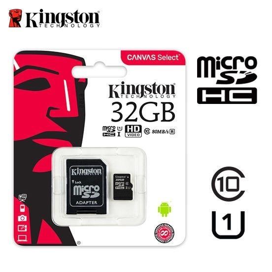 TARJETAS DE MEMORIA Kingstong SD con Adaptador